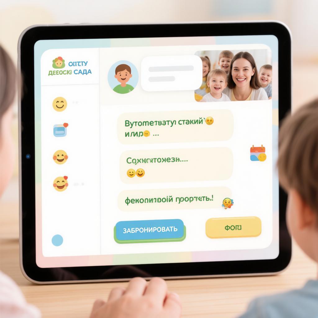 Онлайн-чат для частного детского сада: экскурсии и свободные места