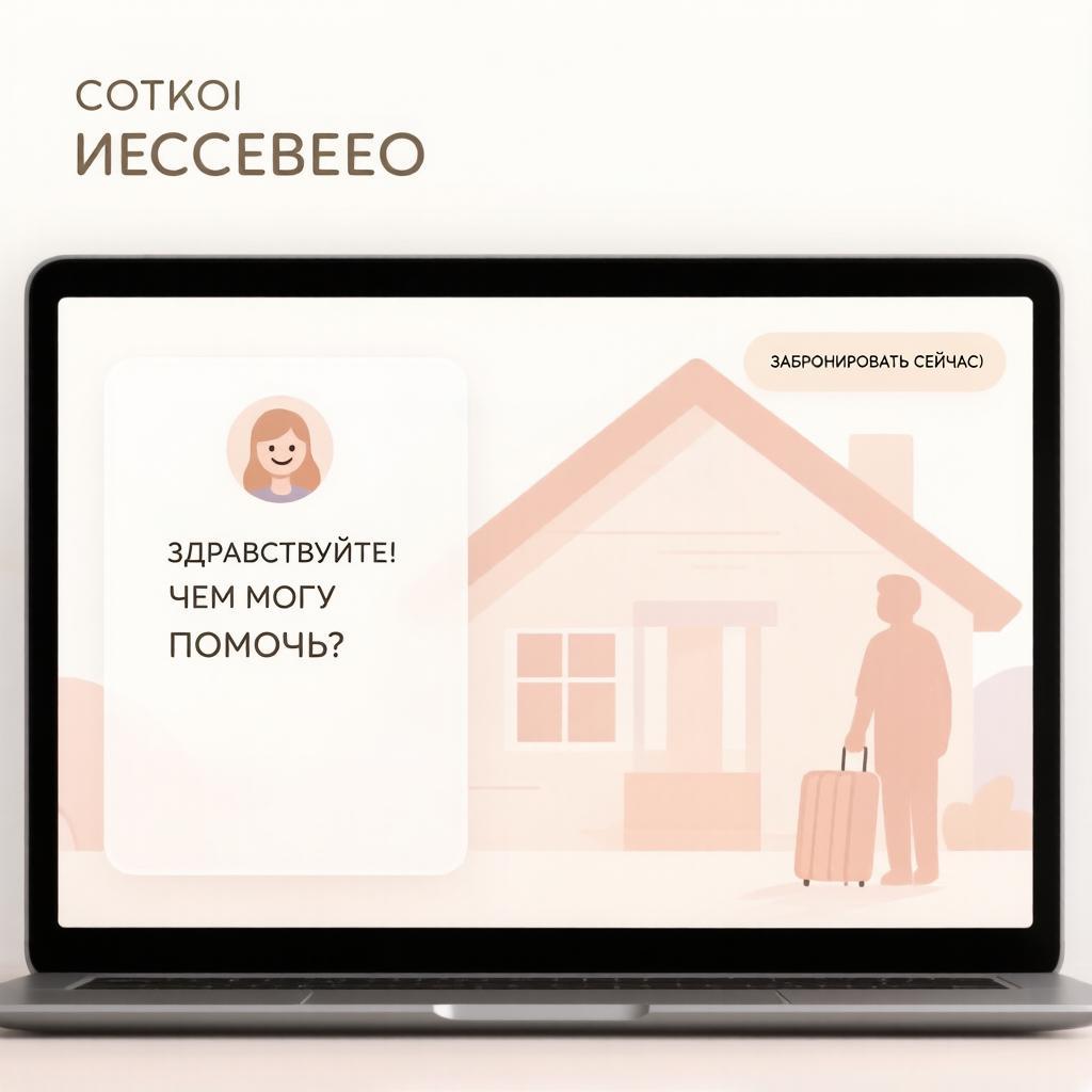 Онлайн-чат для мини-отеля и гостевого дома: бронирование номеров